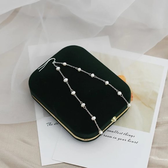 Real Dainty Pearls S925 Earrings - Picture 7 of 13